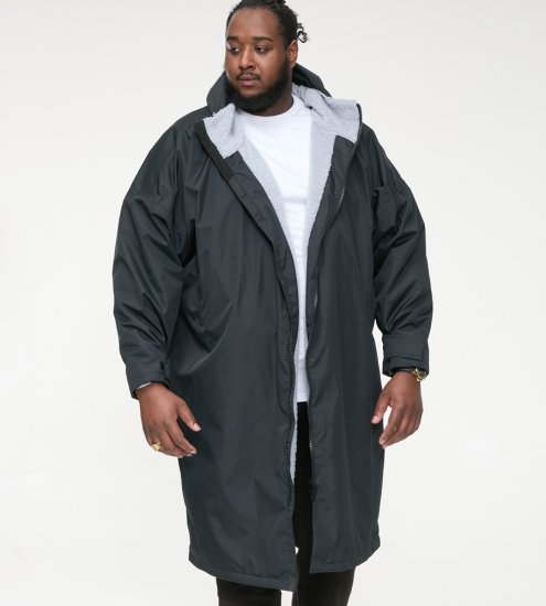 D555 Webber Vandafvisende jakke med sherpafór sort - Jakker - Jakker i store størrelser, 2XL- 12XL