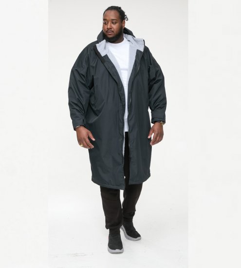 D555 Webber Vandafvisende jakke med sherpafór sort - Jakker - Jakker i store størrelser, 2XL- 12XL