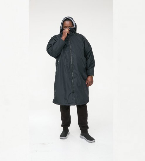 D555 Webber Vandafvisende jakke med sherpafór sort - Jakker - Jakker i store størrelser, 2XL- 12XL
