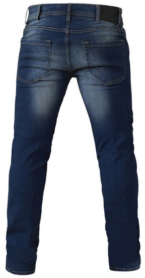 D555 Ambrose Tapered Fit Stretch Jeans Dark Blue TALL SIZES - HERRETØJ MT-6XLT - Tøj til høje mænd