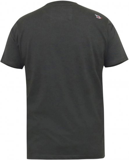 D555 JAIDEN Legends Guitar Printed Crew Neck T-Shirt Khaki - T-shirts - T-shirts i store størrelser - 2XL-14XL