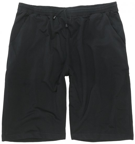 Adamo Athen Sweatshorts Black - Joggingbukser og shorts - Sweatpants og Sweatshorts 2XL-12XL