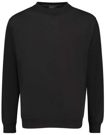 Adamo 159303 Sweatshirt Sort - Trøjer og hættetrøjer - Trøjer og Hættetrøjer i store størrelser - 2XL-14XL