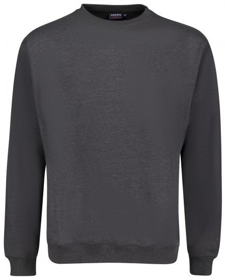 Adamo 159303 Sweatshirt Mørkegrå - Trøjer og hættetrøjer - Trøjer og Hættetrøjer i store størrelser - 2XL-14XL