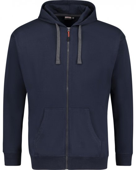 Adamo 159306 Hættejakke Mørkeblå - Trøjer og hættetrøjer - Trøjer og Hættetrøjer i store størrelser - 2XL-14XL