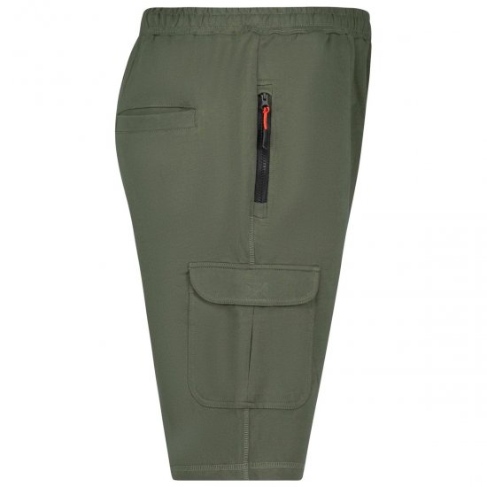 Adamo 159308 Cargoshorts Olivengrøn - Joggingbukser og shorts - Sweatpants og Sweatshorts 2XL-12XL