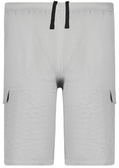 Adamo 159308 Cargoshorts Grå meleret - Joggingbukser og shorts - Sweatpants og Sweatshorts 2XL-12XL