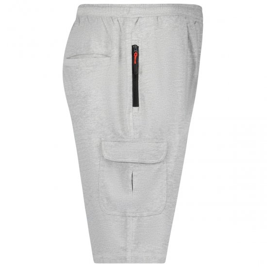 Adamo 159308 Cargoshorts Grå meleret - Joggingbukser og shorts - Sweatpants og Sweatshorts 2XL-12XL