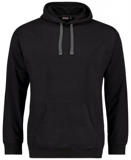Adamo 159310 Hættetrøje Sort - Trøjer og hættetrøjer - Trøjer og Hættetrøjer i store størrelser - 2XL-14XL