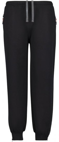 Adamo 159312 Joggingbukser med lynlåslommer Sort - Joggingbukser og shorts - Sweatpants og Sweatshorts 2XL-12XL