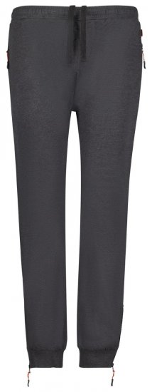 Adamo 159312 Joggingbukser med lynlåslommer Mørkegrå meleret - Joggingbukser og shorts - Sweatpants og Sweatshorts 2XL-12XL
