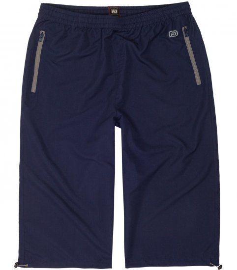 Adamo Oskar Capri Shorts Navy - Joggingbukser og shorts - Sweatpants og Sweatshorts 2XL-12XL