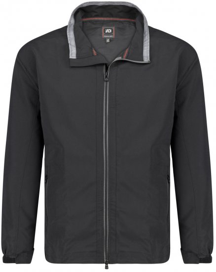 Adamo Oswin Lightweight Fitness Jacket Black - Sportstøj & outdoor - Sportstøj i store størrelser til mænd