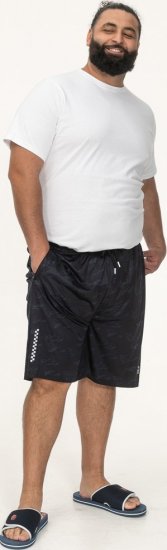 D555 Woking Dry Wear Fully Elasticated Polyester Shorts Navy - Sportstøj & outdoor - Sportstøj i store størrelser til mænd