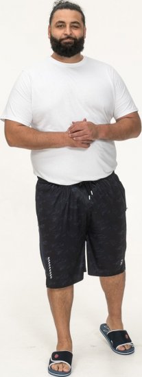 D555 Woking Dry Wear Fully Elasticated Polyester Shorts Navy - Sportstøj & outdoor - Sportstøj i store størrelser til mænd