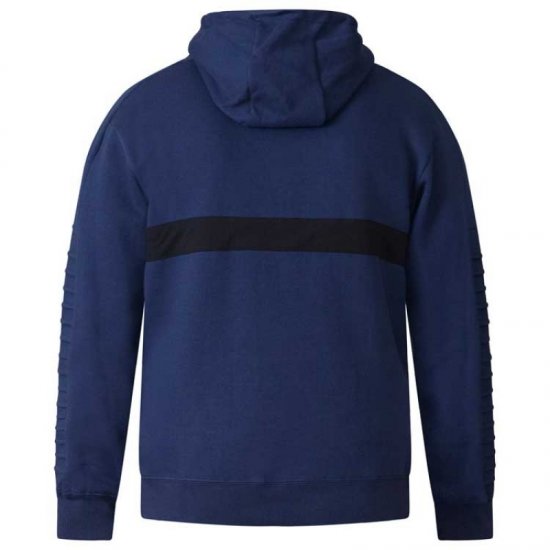 D555 Sergio Half Zip Hoodie Navy - Trøjer og hættetrøjer - Trøjer og Hættetrøjer i store størrelser - 2XL-14XL