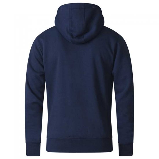 D555 Lorenzo Half zip Hoodie Navy - Trøjer og hættetrøjer - Trøjer og Hættetrøjer i store størrelser - 2XL-14XL