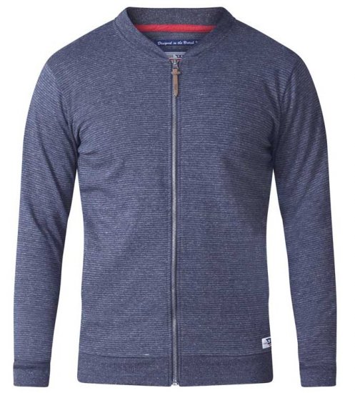 D555 Arnie Sweatshirt With Pocket Navy - Trøjer og hættetrøjer - Trøjer og Hættetrøjer i store størrelser - 2XL-14XL