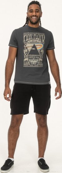 D555 HANLEY Official Pink Floyd Crew Neck T-Shirt Dark Grey TALL SIZES - HERRETØJ MT-6XLT - Tøj til høje mænd