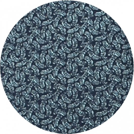 D555 Woolwich AOP Polo Shirt With Ribbed Collar Blue - Polotrøjer - Polotrøjer 2XL-8XL