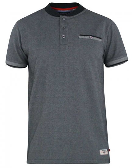 D555 Owen Colorless Polo Charcoal - Polotrøjer - Polotrøjer 2XL-8XL