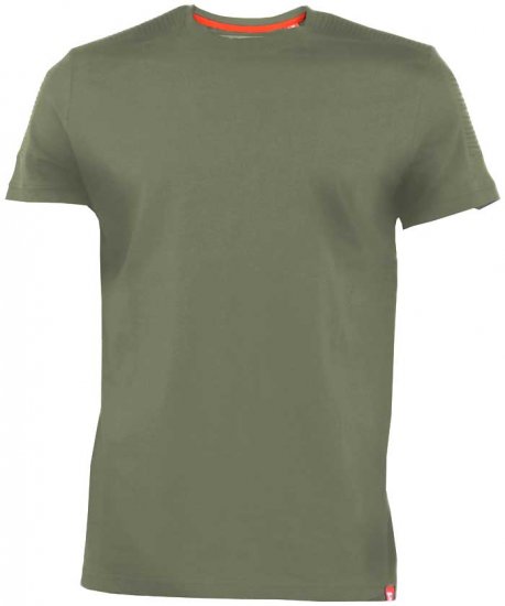 D555 Callum T-shirt Khaki - T-shirts - T-shirts i store størrelser - 2XL-14XL