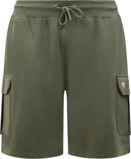 D555 Wigan 1 Elasticated Waist Fleece Cargo Shorts Khaki - Joggingbukser og shorts - Sweatpants og Sweatshorts 2XL-12XL