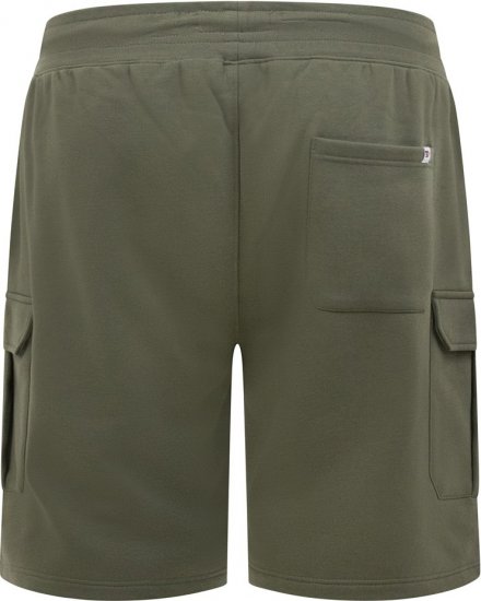 D555 Wigan 1 Elasticated Waist Fleece Cargo Shorts Khaki - Joggingbukser og shorts - Sweatpants og Sweatshorts 2XL-12XL