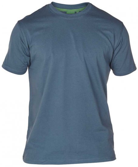 D555 Flyers Crew Neck T-shirt Teal - T-shirts - T-shirts i store størrelser - 2XL-14XL