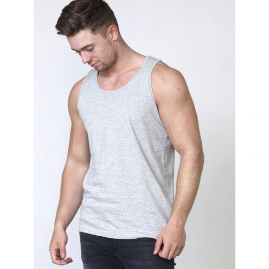 D555 Fabio Tanktop Grå - T-shirts - T-shirts i store størrelser - 2XL-14XL