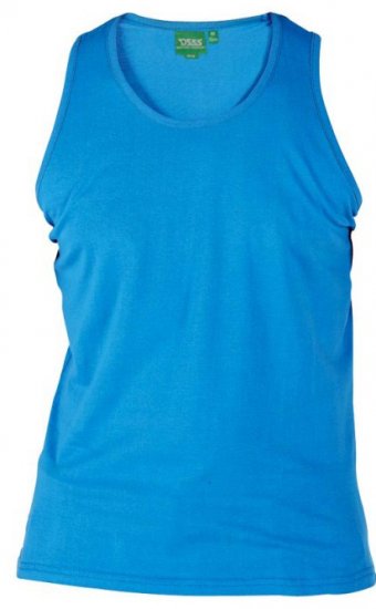 D555 Fabio Tanktop Blå - T-shirts - T-shirts i store størrelser - 2XL-14XL