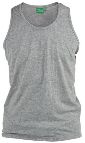 D555 Fabio Tanktop Grå - T-shirts - T-shirts i store størrelser - 2XL-14XL