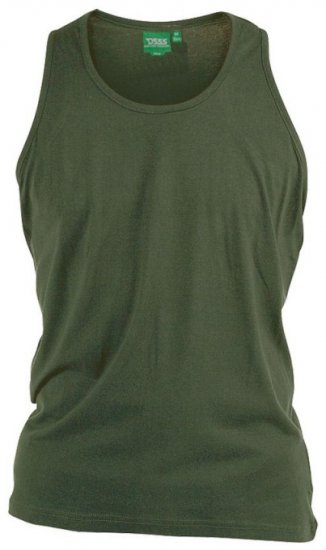 D555 Fabio Tanktop Khaki - T-shirts - T-shirts i store størrelser - 2XL-14XL