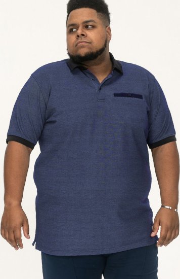 D555 Newcastle Polo Shirt Grey - Polotrøjer - Polotrøjer 2XL-8XL