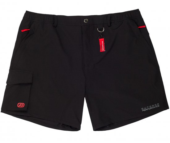 Adamo Tim Outdoor Shorts Black - Sportstøj & outdoor - Sportstøj i store størrelser til mænd