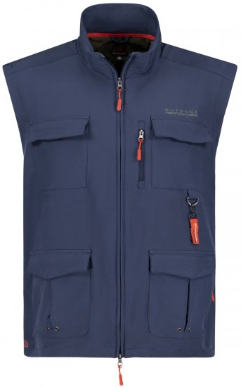Adamo Tommy Outdoor Vest Navy - Sportstøj & outdoor - Sportstøj i store størrelser til mænd