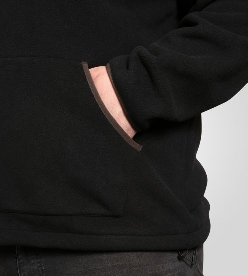 D555 Louth Micro Fleece Jacket with Sherpa Lining Black - Jakker - Jakker i store størrelser, 2XL- 12XL