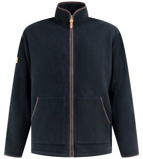 D555 Louth Micro Fleece Jacket with Sherpa Lining Black - Jakker - Jakker i store størrelser, 2XL- 12XL