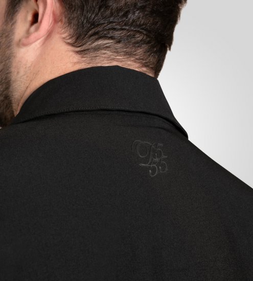 D555 Wimbledon Couture Stretch Jacket with Zipper Black - Jakker - Jakker i store størrelser, 2XL- 12XL