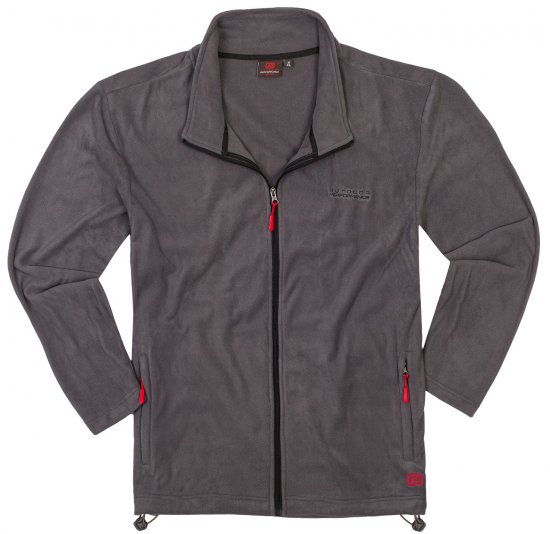 Adamo Toronto Fleece Jacket Grey - Sportstøj & outdoor - Sportstøj i store størrelser til mænd
