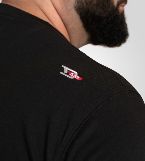 D555 Ginza Tokyo with Dragon Crew Neck T-shirt Black - T-shirts - T-shirts i store størrelser - 2XL-14XL