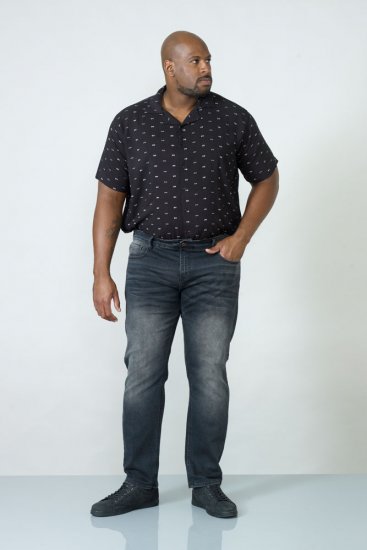 D555 Benson Tapered Fit Stretch Jeans Stonewash - Jeans og bukser - Herrejeans og bukser i store størrelser W40-W70