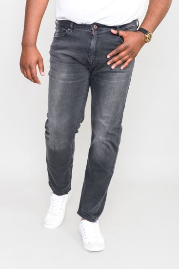D555 Benson Tapered Fit Stretch Jeans Stonewash - Jeans og bukser - Herrejeans og bukser i store størrelser W40-W70