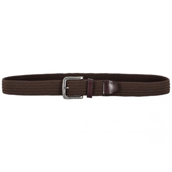 Adamo 180910 Stretchbælte Brun - Bælter - Store Bælter - W40-W70/2XL-8XL
