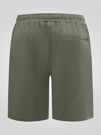 D555 Mitchell 1 Stretch Shorts med Elastisk Talje Khaki - Joggingbukser og shorts - Sweatpants og Sweatshorts 2XL-12XL