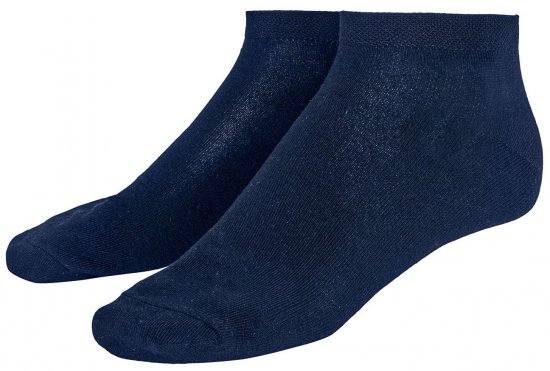 Adamo Anton sneaker-socks Navy 4-pack - Undertøj og badetøj - Badetøj og Undertøj i store størrelser 