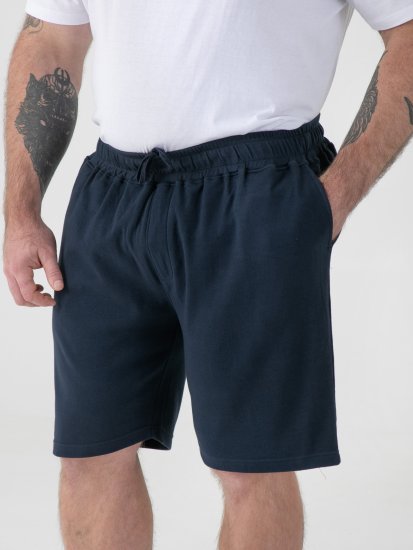 D555 Mitchell 2 Stretch Shorts med Elastisk Talje Marineblå - Joggingbukser og shorts - Sweatpants og Sweatshorts 2XL-12XL