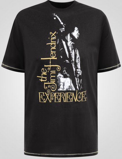 D555 Hugh Official ACDC Highway To Hell T-shirt med tryk Sort - T-shirts - T-shirts i store størrelser - 2XL-14XL