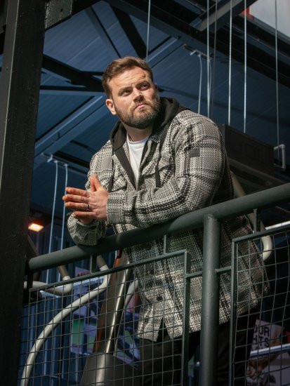 D555 Hayes Skjortejakke Grå - Skjorter - Skjorter til store mænd 2XL- 8XL
