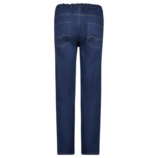 Adamo 199112 Jeans med elastisk talje Marineblå - Jeans og bukser - Herrejeans og bukser i store størrelser W40-W70